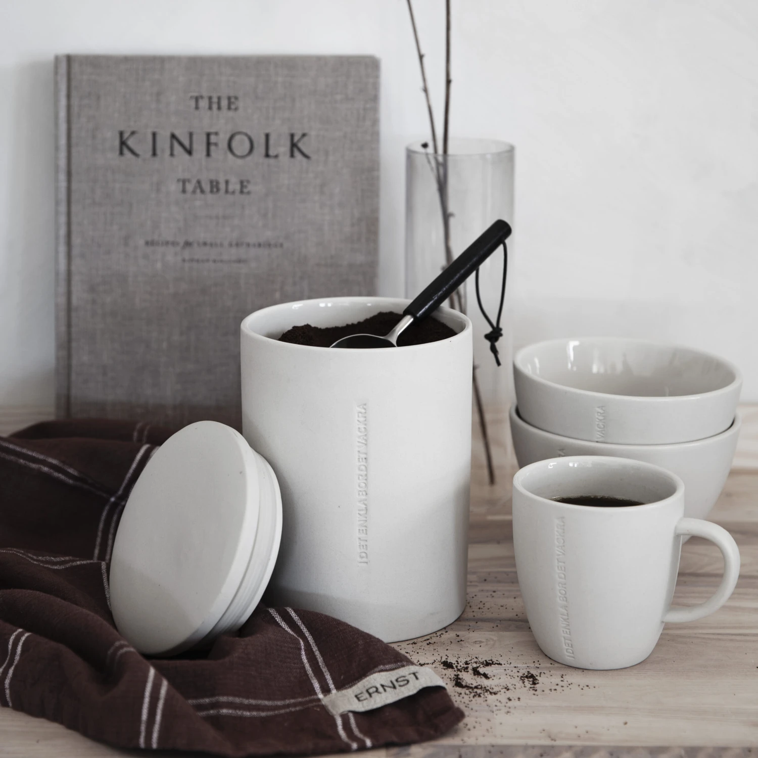 Ernst Koffieschepje Met Houten Handvat - Afbeelding 2