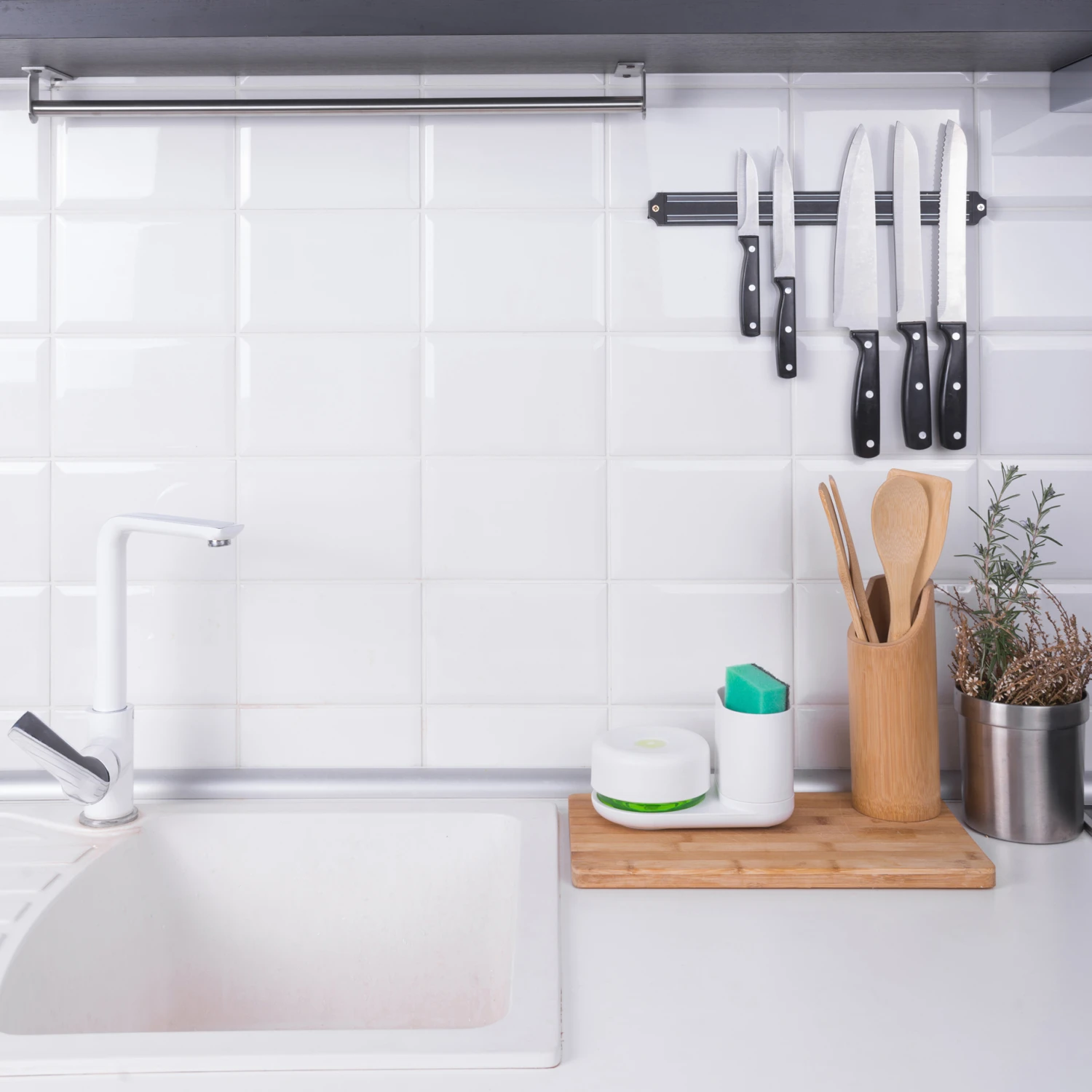 Afwasmiddelpomp Met Opbergbakje - Afbeelding 2