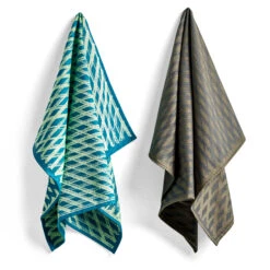 Hay Tea Towel Marker Diamond Keukenhanddoek 2-pack