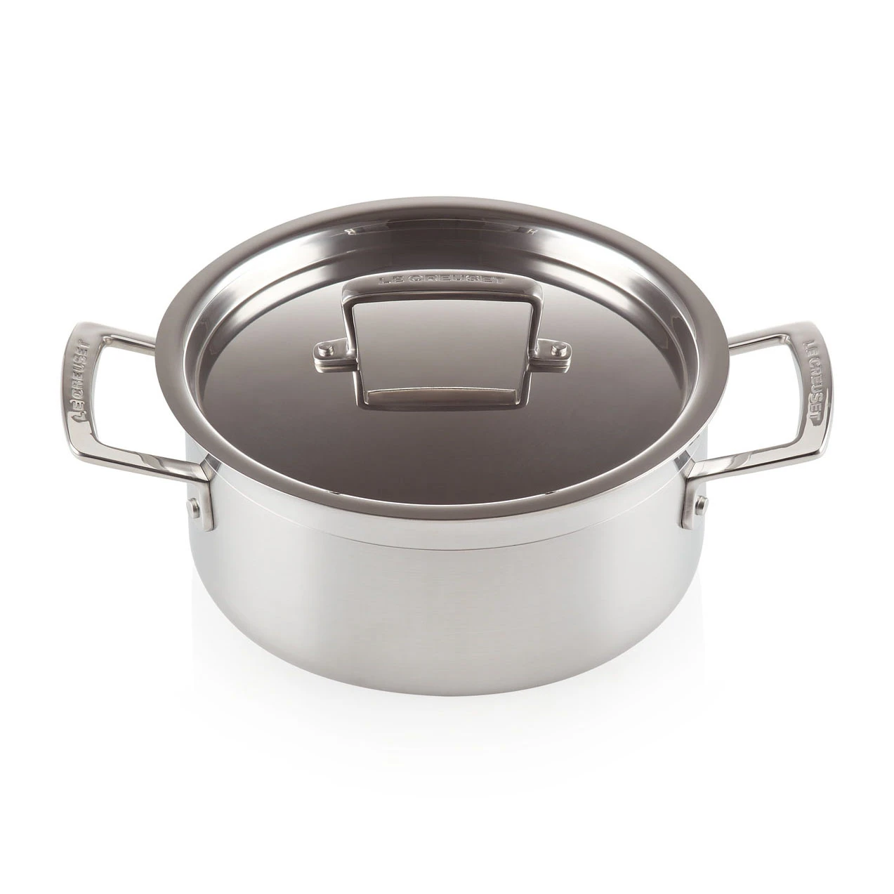 Le Creuset 3-Ply Lage Braadpan Met Deksel