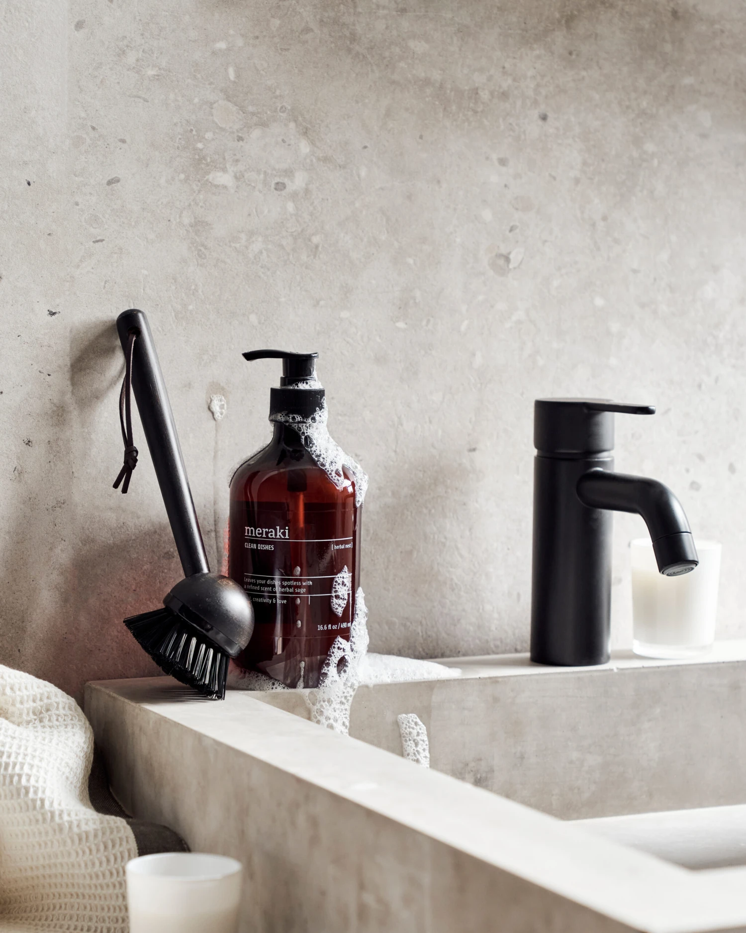 Meraki Geschenkset Afwasmiddel En Afwasborstel - Afbeelding 3