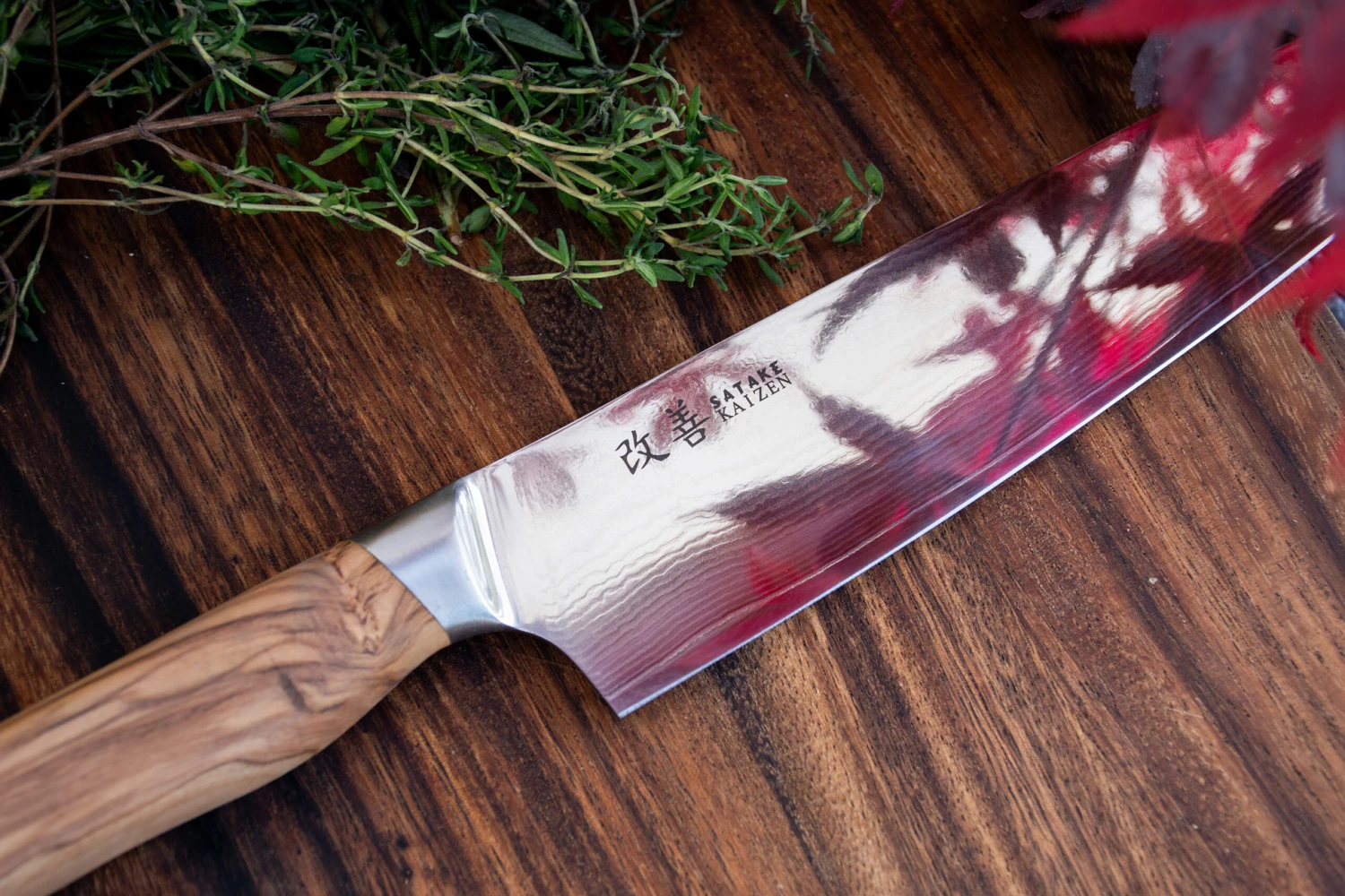 Satake Kaizen Santoku Koksmes - Afbeelding 5